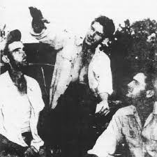 Newspaper photo of three of the witnesses