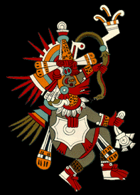 Painting of Quetzalcoatl 